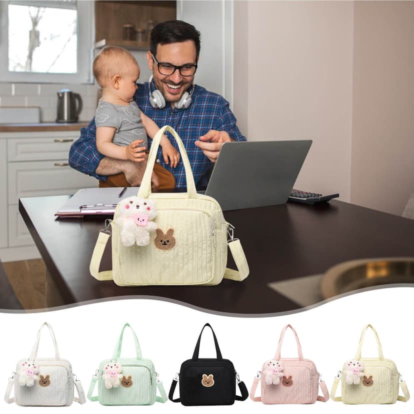 Baby Diaper Bag Tote Bag Cute Baby Diaper Bag Baby Stroller Bag Crossbody Bag Maternity Bag Travel Bag Baby Storage Bag