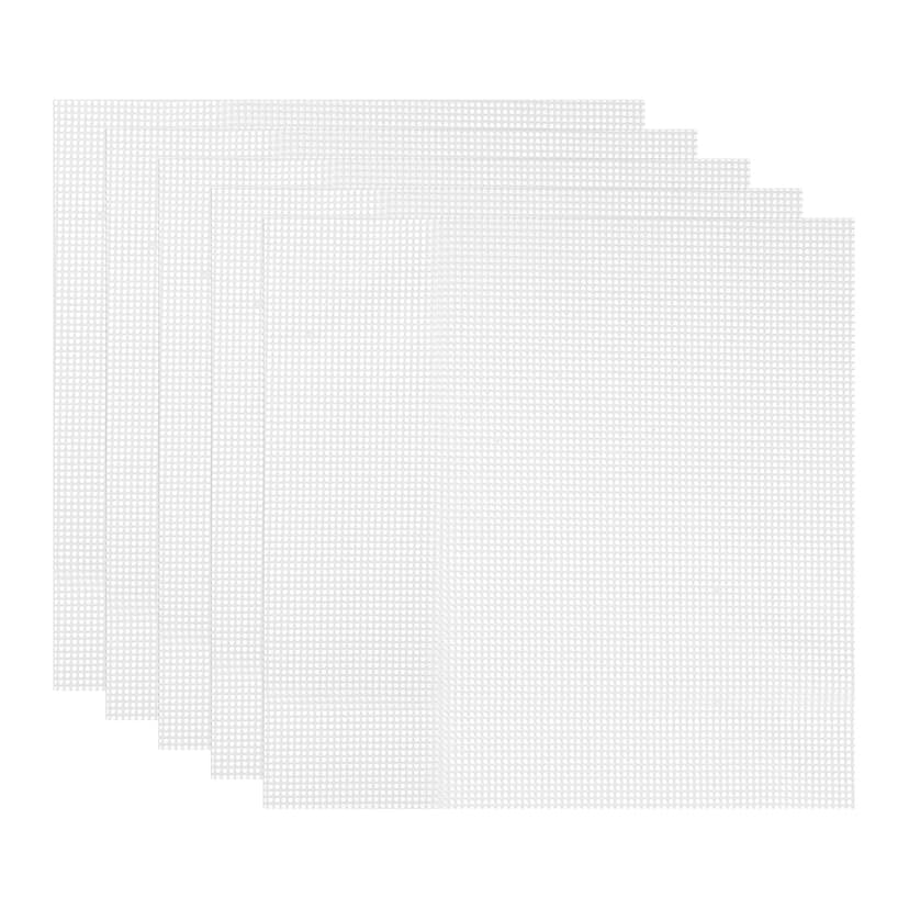 Unique Bargains 14 x 14" Silicone Dehydrator Sheet Non-Stick Reusable Fruit Dryer Mesh Mat for Food Dehydrator, White, 5 Pcs