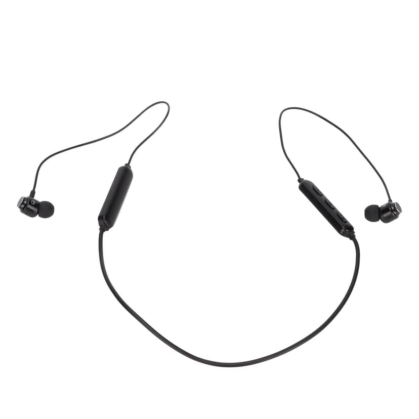 Neckband Headphones, Stereo Neckband Earbuds With Microphone, Sports Sweatproof Noise Cancelling Earphones