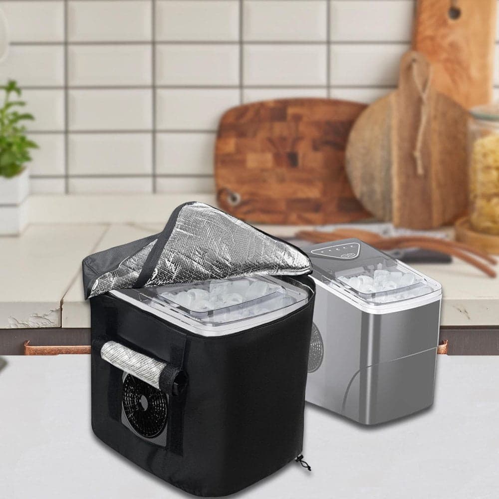 HLONK Countertop Ice Maker Cover Ice Maker Insulation Cover for Garage Home Office