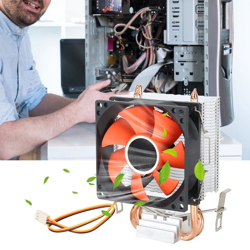 CPU Cooling Fan,Mini PC CPU Cooler PCCPU Cooler Computer Case Cooling Fan Future-Proof Design