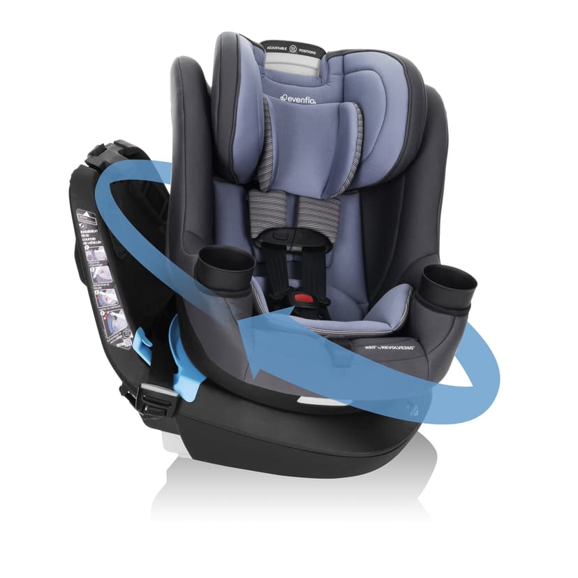 Evenflo REO by Revolve360 Rotational Convertible Car Seat (Age 0-4 Years, Weight 4-40 lbs)