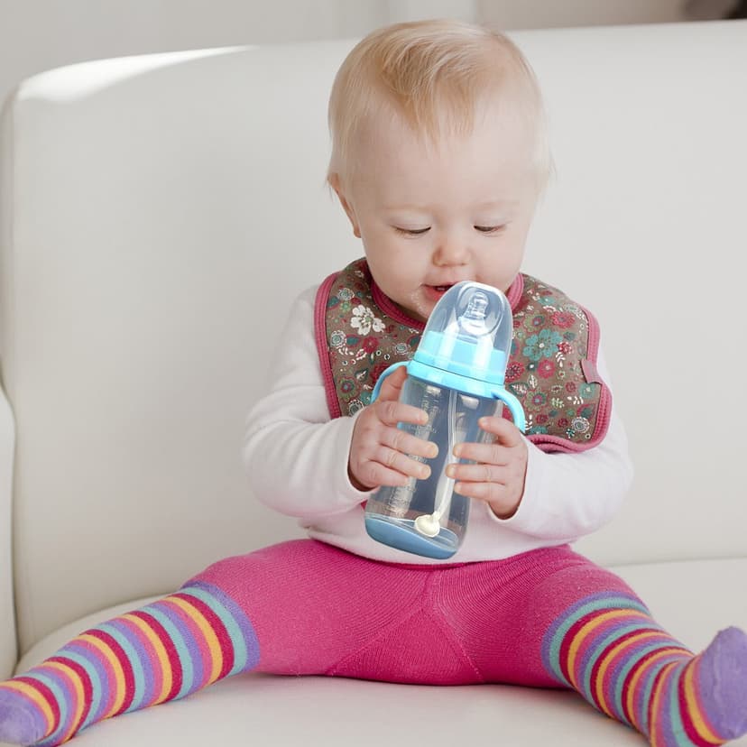 Book Hot Deals! 300ML Wide Caliber PP Baby Bottle With Handle Anti Drop Anti Flatulence Plastic Baby Bottle ergonomic kitchen press