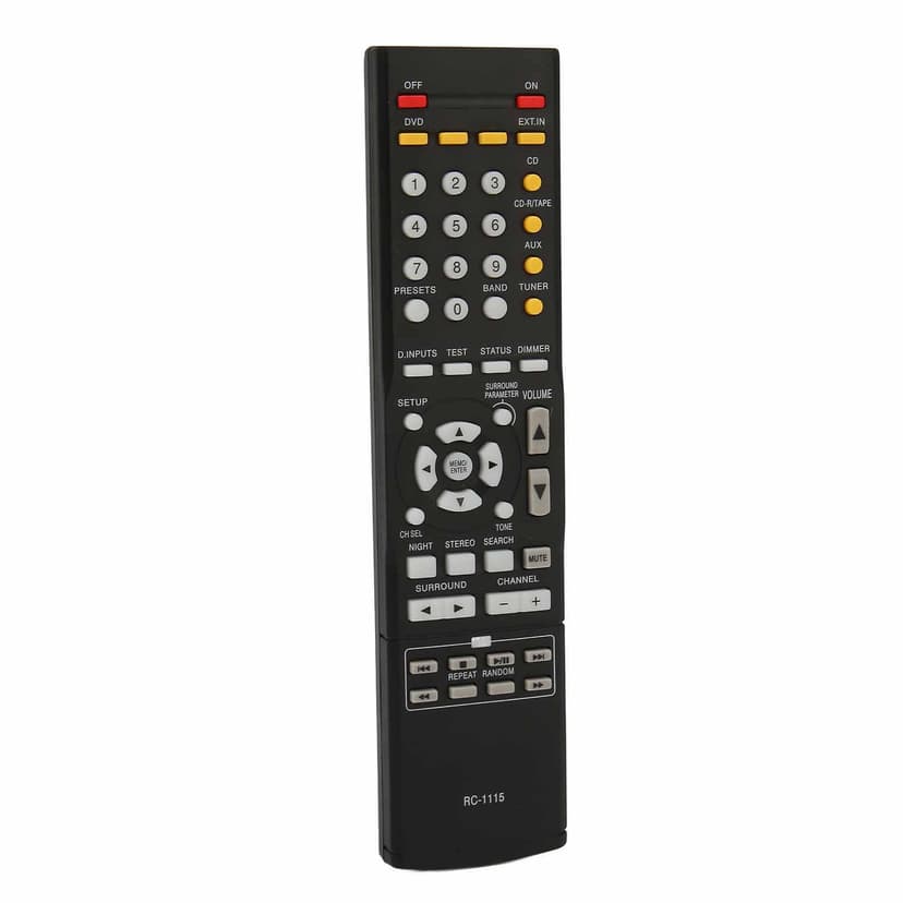 AV Surround Receiver Remote, Replacement RC 1115 Remote Control ABS Shell Sensitive For AVR 2809 For AVR 390 For AVR 1612 For AVR 1312