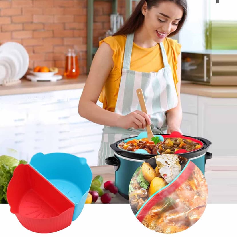 Iodue Tableware Silicone Slow Cooker Slow Cooker Partition Tank Slow Cooker Silicone Divider Slow Cooker Silicone Tank