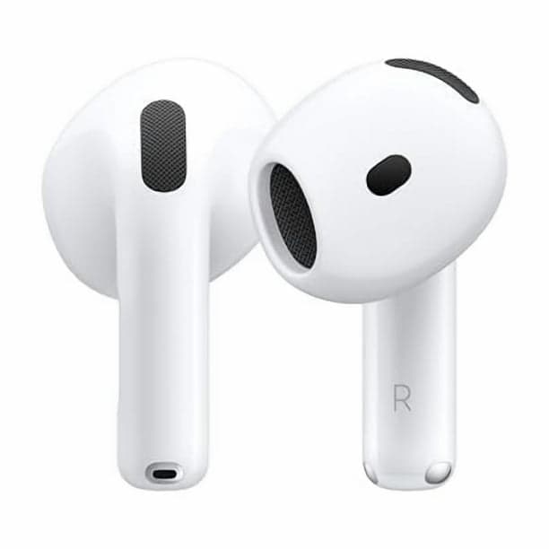 Restored Apple AirPods 4 Wireless Earbuds with Adaptive Audio Bluetooth Earbuds White - Refurbished Fair