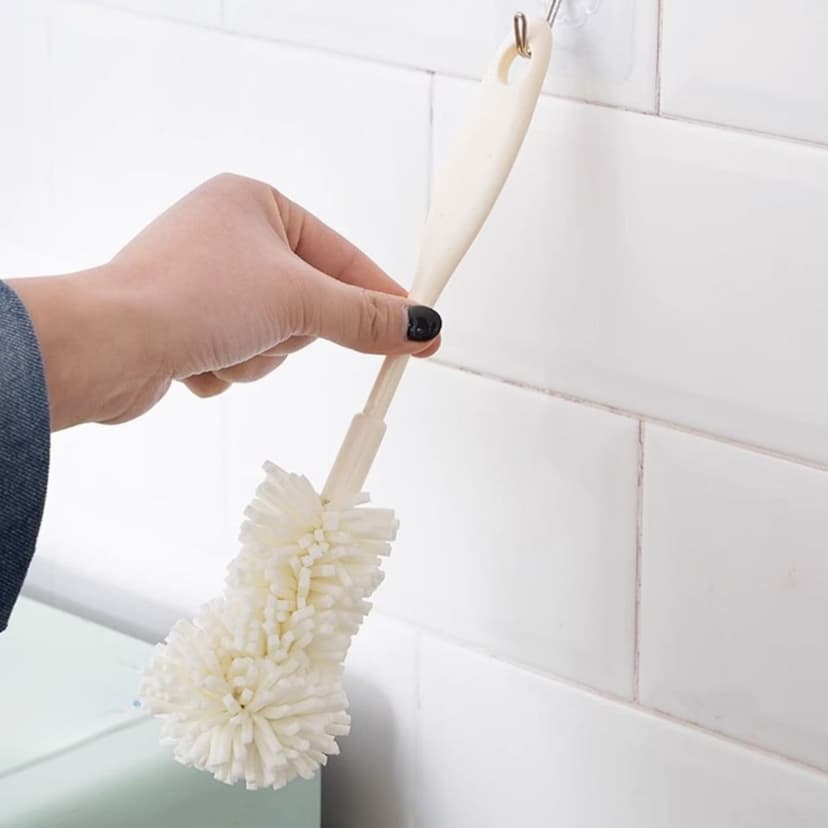 Multifunctional Cup Brush Household Brush Cup Wash Cup Tea Stain Cleaning Brush Sponge Brush Baby Bottle Brush