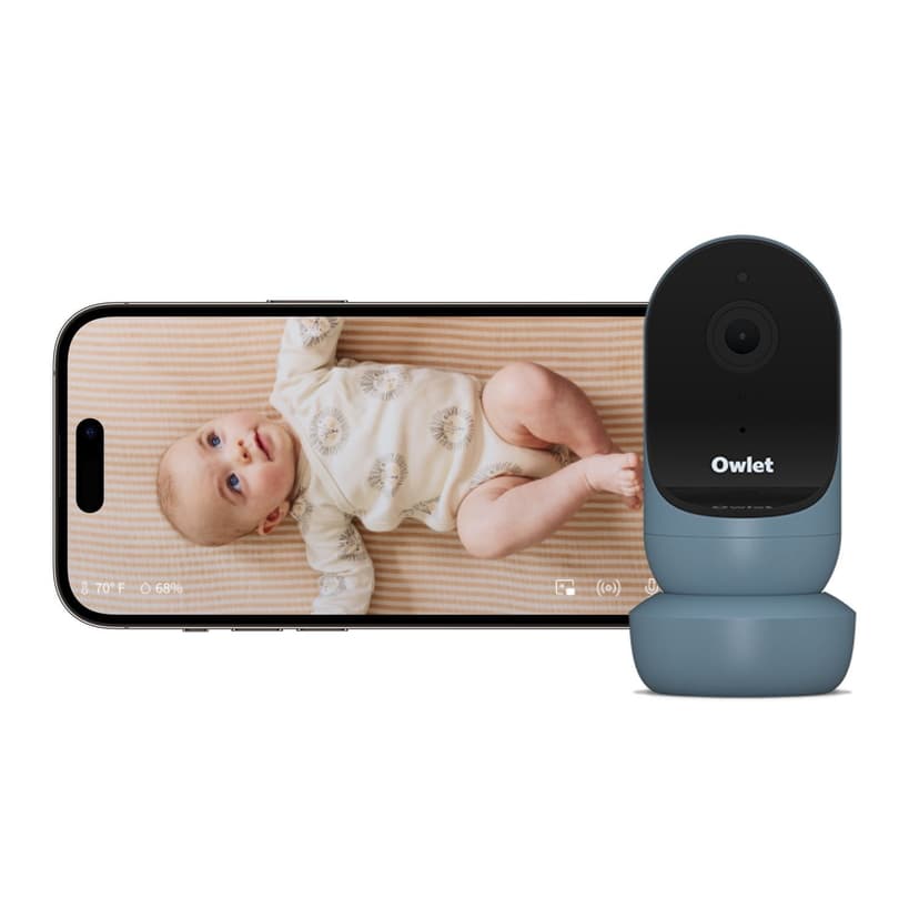 Owlet Cam 2 Smart Baby Monitor - HD Video Cam, Encrypted WiFi, Temp, Nightvision, 2-Way Talk