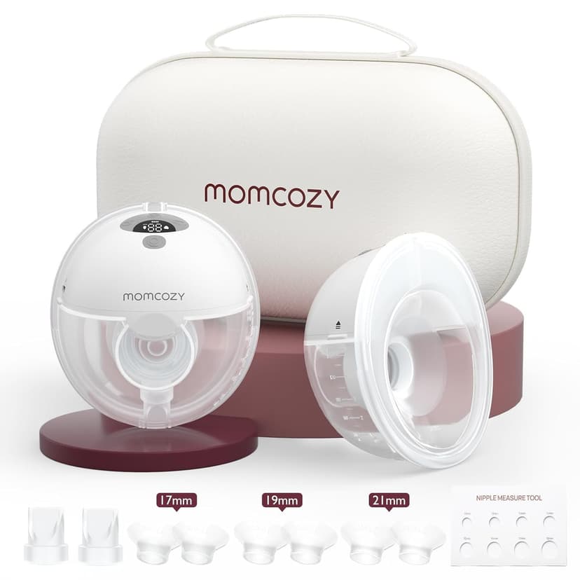 Momcozy M5 Hands Free Breast Pump, Wearable Breast Pump with 3 Modes & 9 Levels