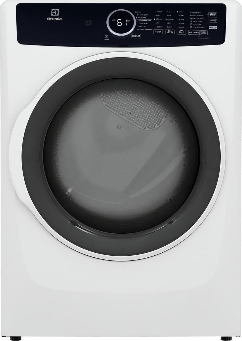 Electrolux Front Load Perfect Steam Electric Dryer with Instant Refresh, 8.0 Cu. Ft.