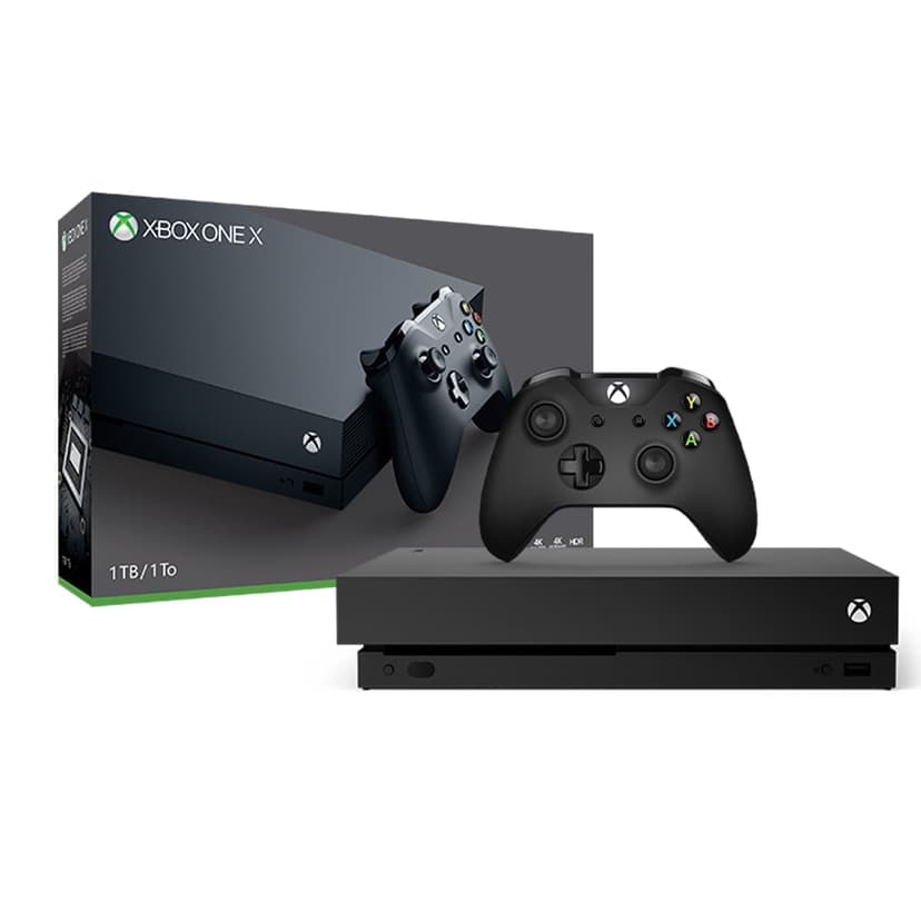Microsoft Xbox One X 1TB Console – Black – Refurbished (Good Condition)