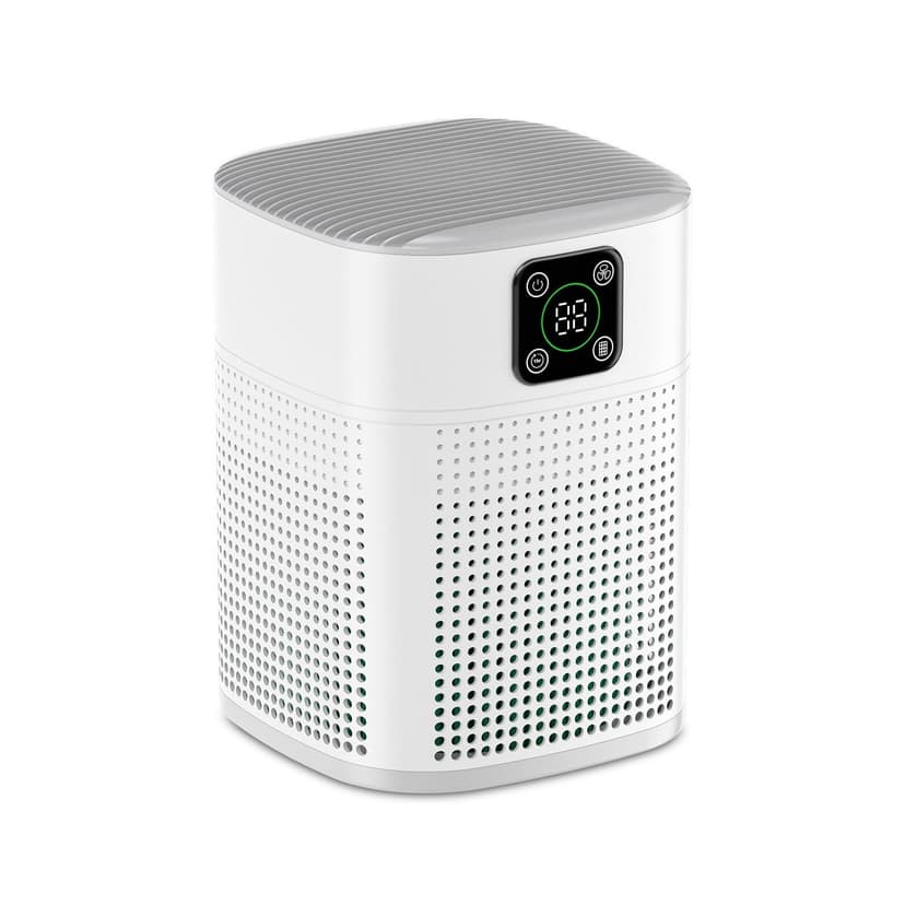 Air Purifier, For Home Protable H13 HEPA & Carbon Filters Smart Control Panel Efficient Purifying Air Cleaner , High-Efficiency
