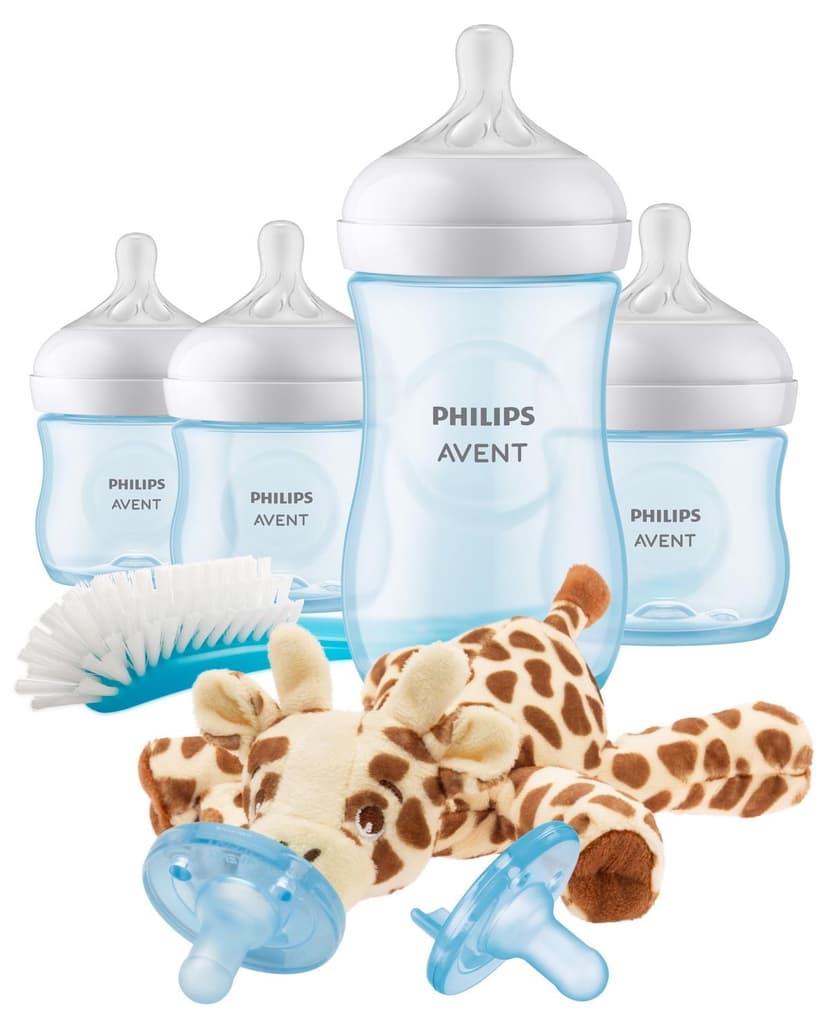 Natural Baby Bottle Blue Baby Gift Set With Snuggle, SCD838