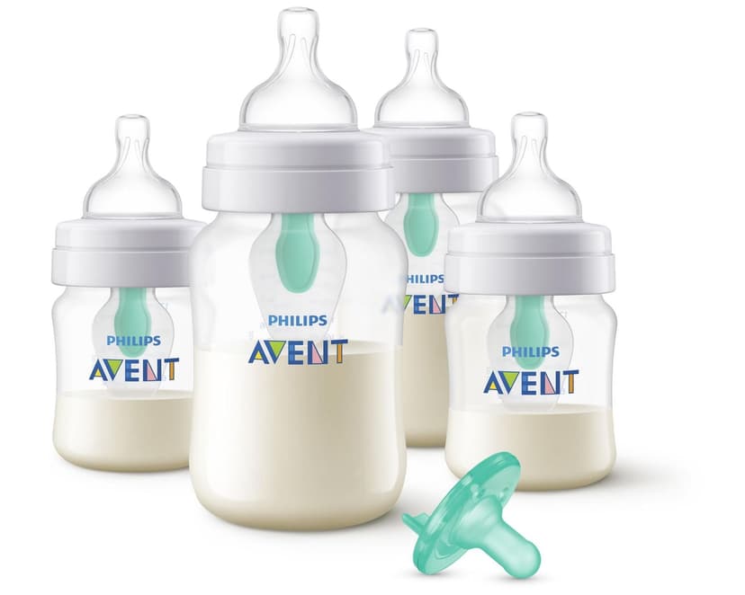 Philips Avent Anti-colic Baby Bottle With AirFree Vent Newborn Gift Set Exclusively at Walmart, SCD306/00
