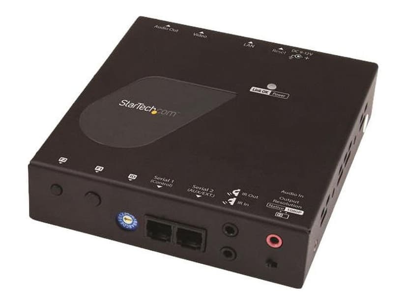 StarTech.com 4K HDMI over IP Receiver for ST12MHDLAN4K - 4K Receiver - HDMI Over Cat6 - 4k AV Receiver (ST12MHDLAN4R) - Video/audio extender - receiver - 1GbE, HDMI - up to 328 ft - for P/N: ST12MHDLAN4K, SV565HDIP, SVA12M2NEUA, SVA12M5NA, VIDWALLMNT