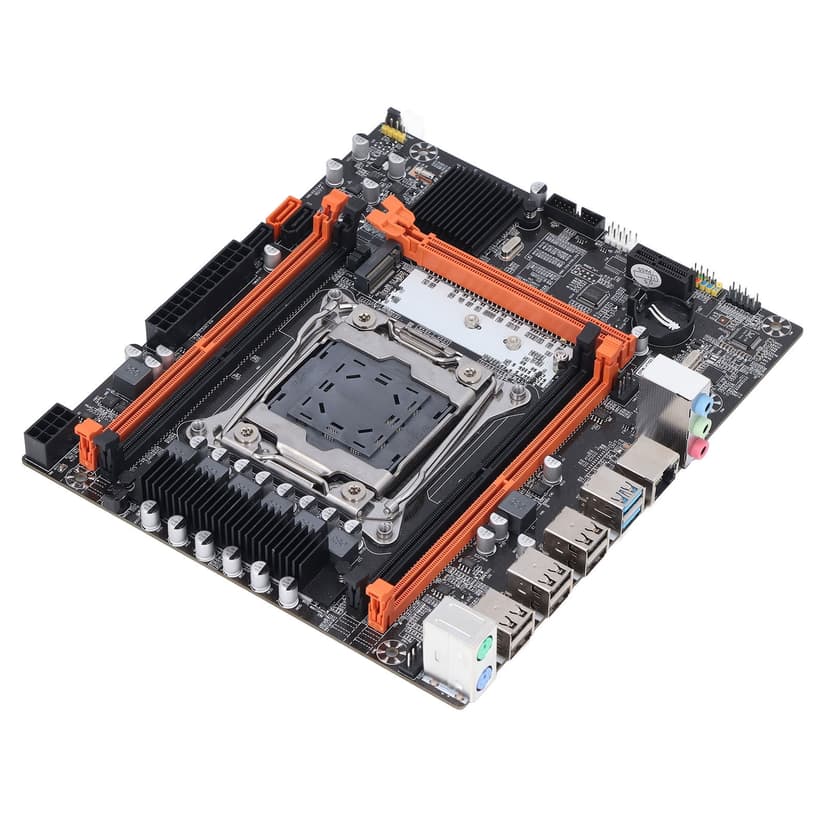 Desktop Motherboard,X99H Motherboard 4 DDR4 Computer Motherboards Gaming Motherboard Optimal Efficiency