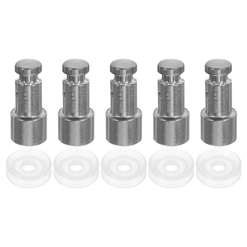 KAKOWELY 5sets Electric Pressure Cooker Float Valves And Sealing Rings And Compatible With Cookers Essential Kitchen