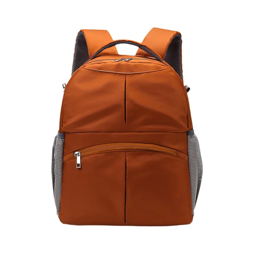 TISHITA Baby Diaper Bag Dry and Wet Separation Nursing Backpack Multifunctional Tote Orange