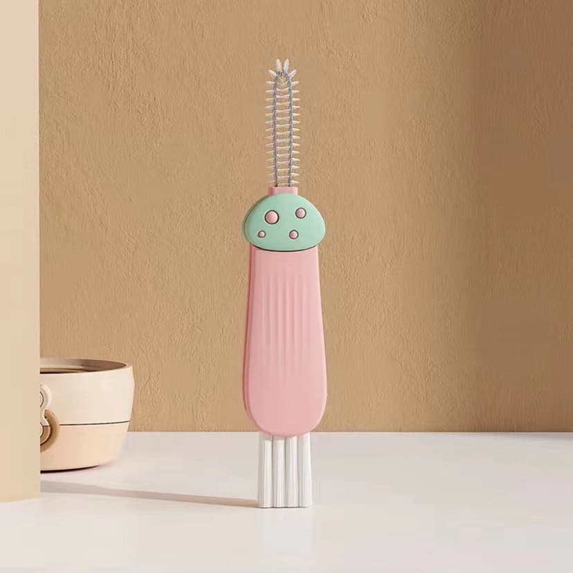 Cup Lid Cleaning Brush Pieces Cup Lid Detail Brush Mini Brush Suitable for Baby Bottles Breast Milk Cups Glasses Compact Cleaning Brush