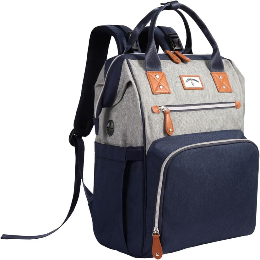TEMOGU-Diaper Bag Backpack:Baby Bag Large Tote Diaper bag for Boys and Girls