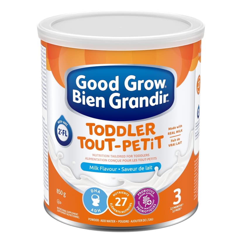 Good Grow Nutritional Toddler Drink, 12+ months, Milk Flavour, 850 g