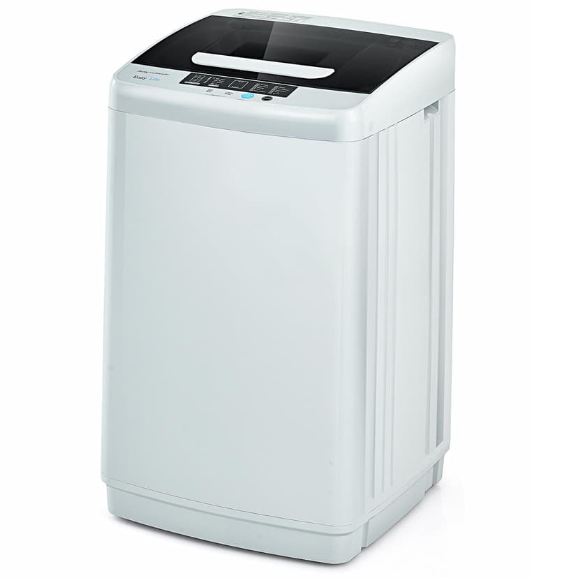 Giantex Full Automatic Washing Machine, 8.8lbs Portable Washer and Spin Combo, 1.04cu.ft Portable Laundry Washer, Top Load Washer for Apartment/RV/Dorm