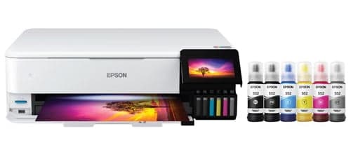 Brand New Epson SuperTank Photo ET-8550 Wireless All-In-One Ecotank Large Format Inkjet Printer