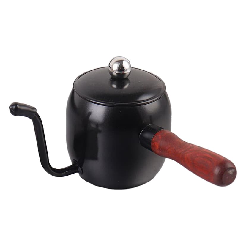 Siruishop Pour over Coffee Kettle 500ml Gooseneck Kettle for Home Kitchens Barista Gift Black