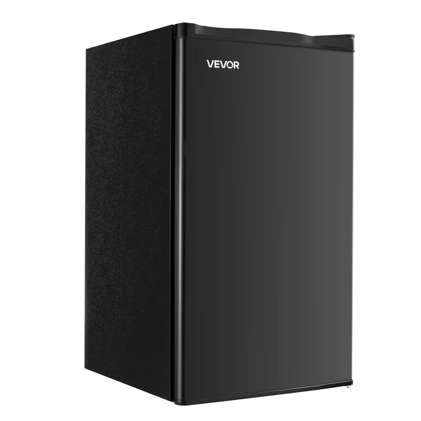 VEVOR Mini Fridge 3.2 Cu.Ft Single Door Compact Small Refrigerator Dorm Black