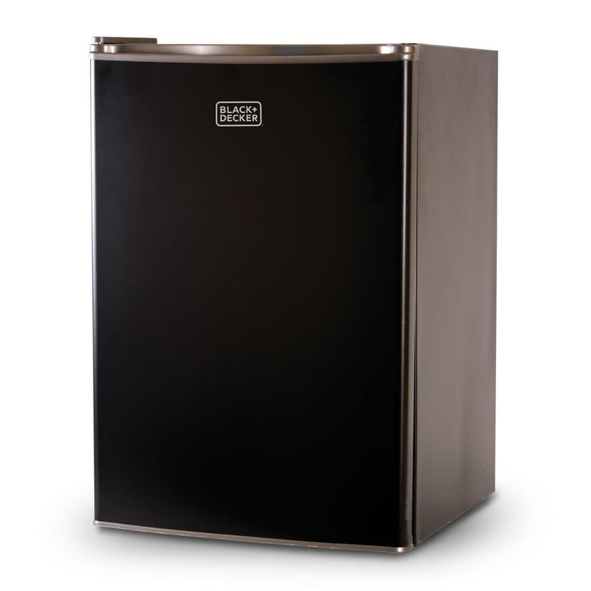 Black + Decker BCRK25B Compact Refrigerator Energy Star Single Door Mini Fridge with Freezer, 2.5 Cubic Feet, Black