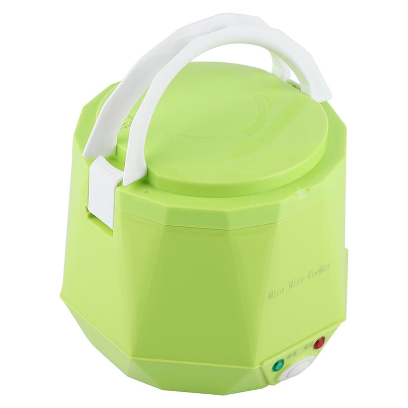 Electric Rice Cooker For Truck Food Steamer Portable Rice Cooker 24V 140W 1.6 L Electric Portable Multifunctional Rice Cooker Food Steamer For Truck Green