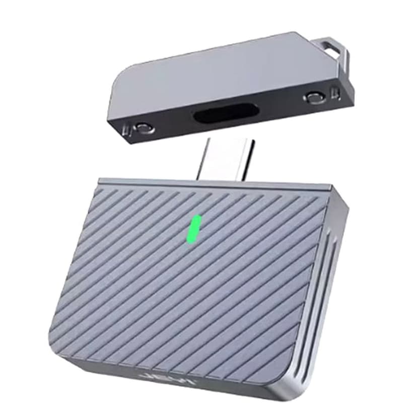 2230 M.2 NVMe Direct-Attach SSD Enclosure USB 3.2 10Gbps in-Line Aluminum Solid State Drive with Magnet Protective Case