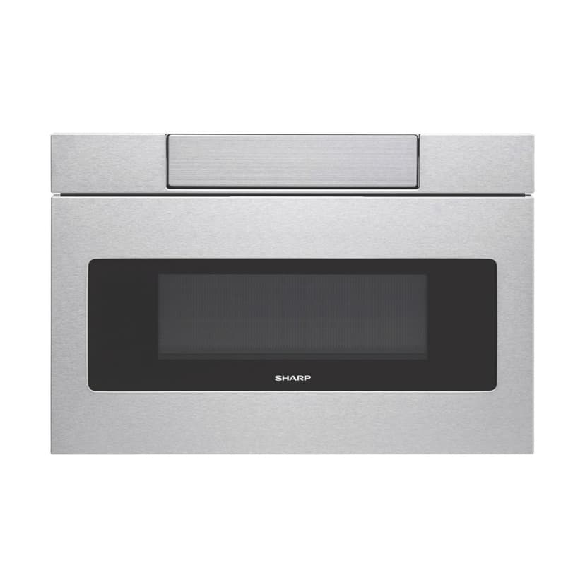 SHARP SMD2477ASC 24” Built-In Microwave Drawer with Hidden Controls, Automatic Drawer Opening, Sensor Cook, Defrost, 1.2 cu. ft.