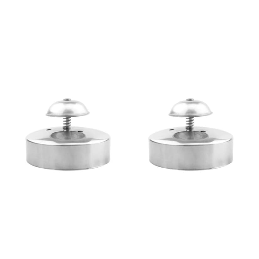 ZheElen Stainless Steel Sandwich Easy To Clean Rust Proof And Non-Stick High Temperature-resistant Sandwich Maker silver 2Set