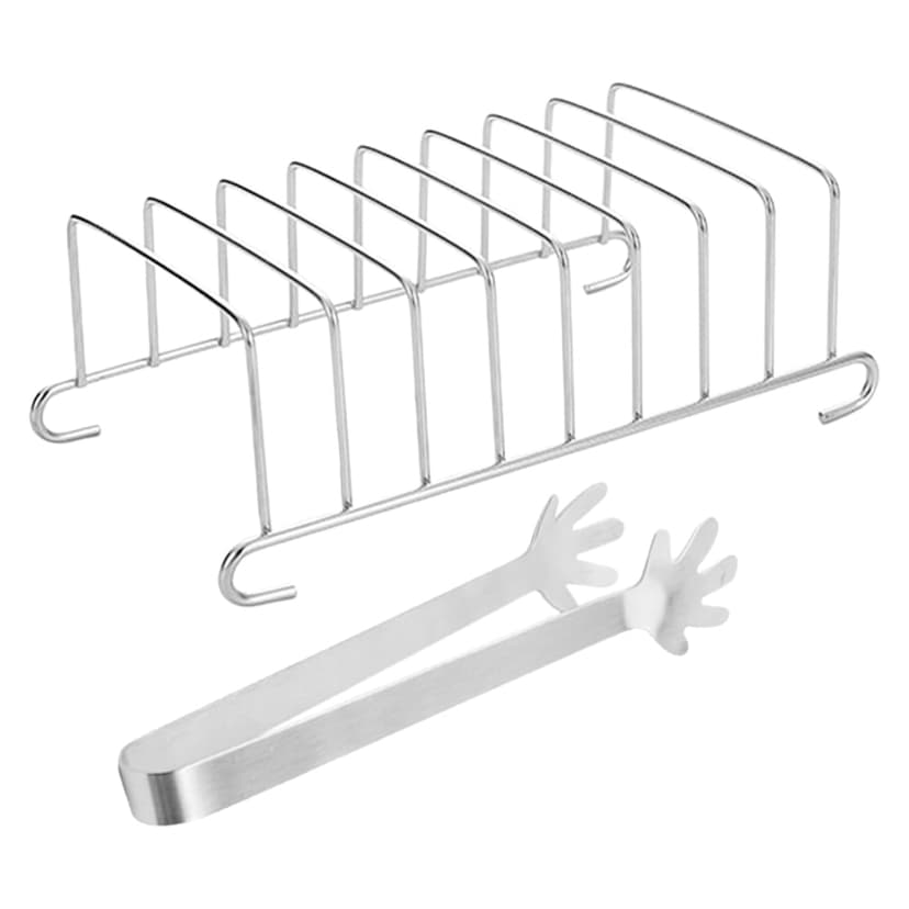 ETHZZLE 1Set Air Fryer Oven Tray Plated Silver Multifunctional Air Fryer Replacement Parts