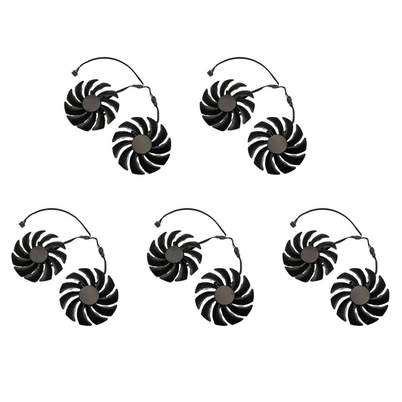88mm GPU Cooler Graphics Card Fan for REDEON AORUS RX580/570 GV-RX570 AORUS GV-RX580AORUS(10 PCS),10 x graphics card fan for Gigabyte RX580, GTX1060