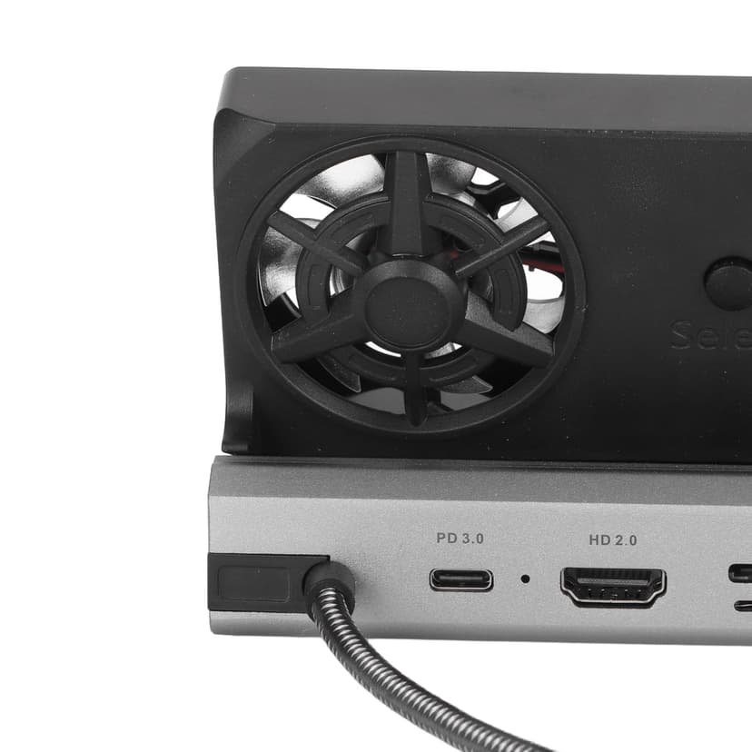 M.2 SSD Enclosure Multifunction USB3.2 Gen2 PCI Solid State Drive Enclosure for NVMe SATA for Windows for Linux for OS X YC‑156