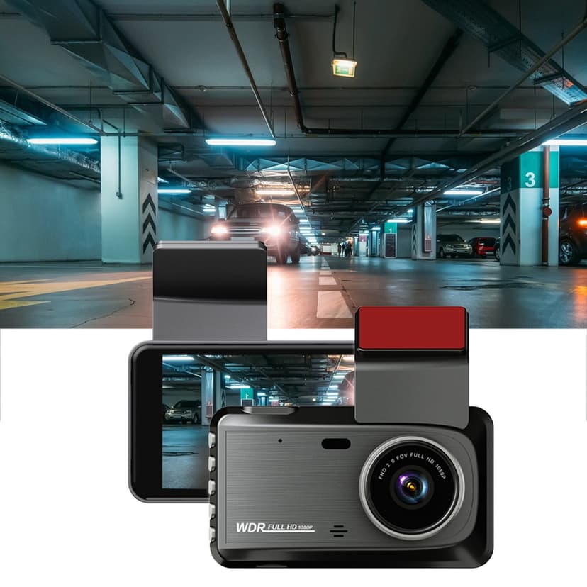 Dvkptbk Dash Cam 1080P For Cars 4 Inch Dashcam With Super Night Vision 170° Wide Angle Dashboard Cam Recorder Loop Recording Parking Monitor Motion Detection - Black Friday Clearance