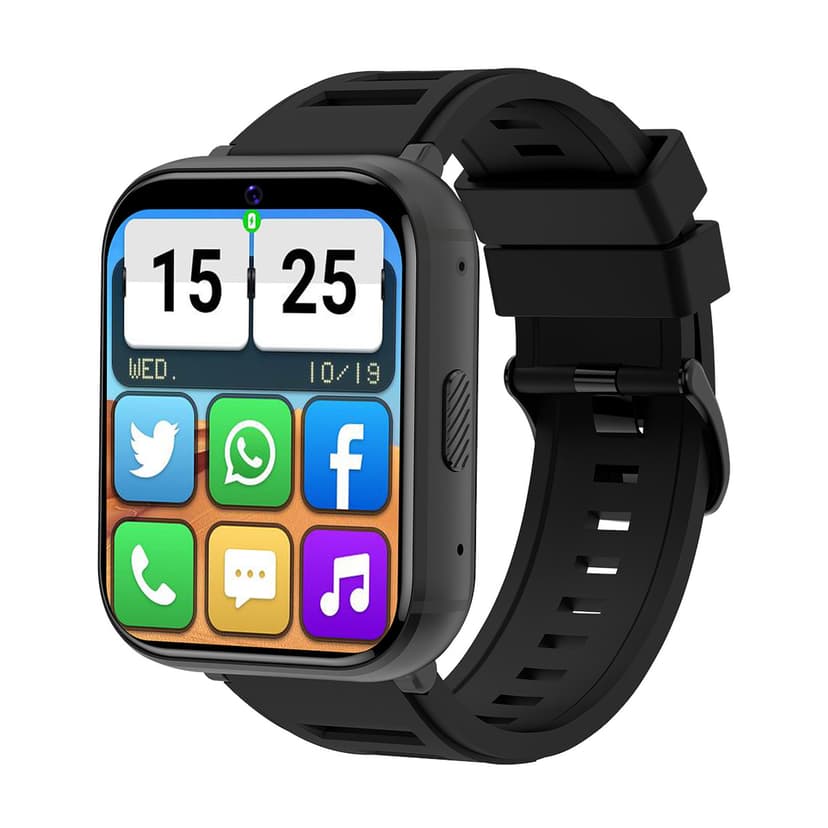Q668 smart phone watch, full Netcom 4G, Android system,black