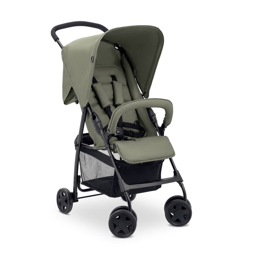hauck Sport T13 Lightweight Compact Foldable Stroller Pushchair, Dark Olive