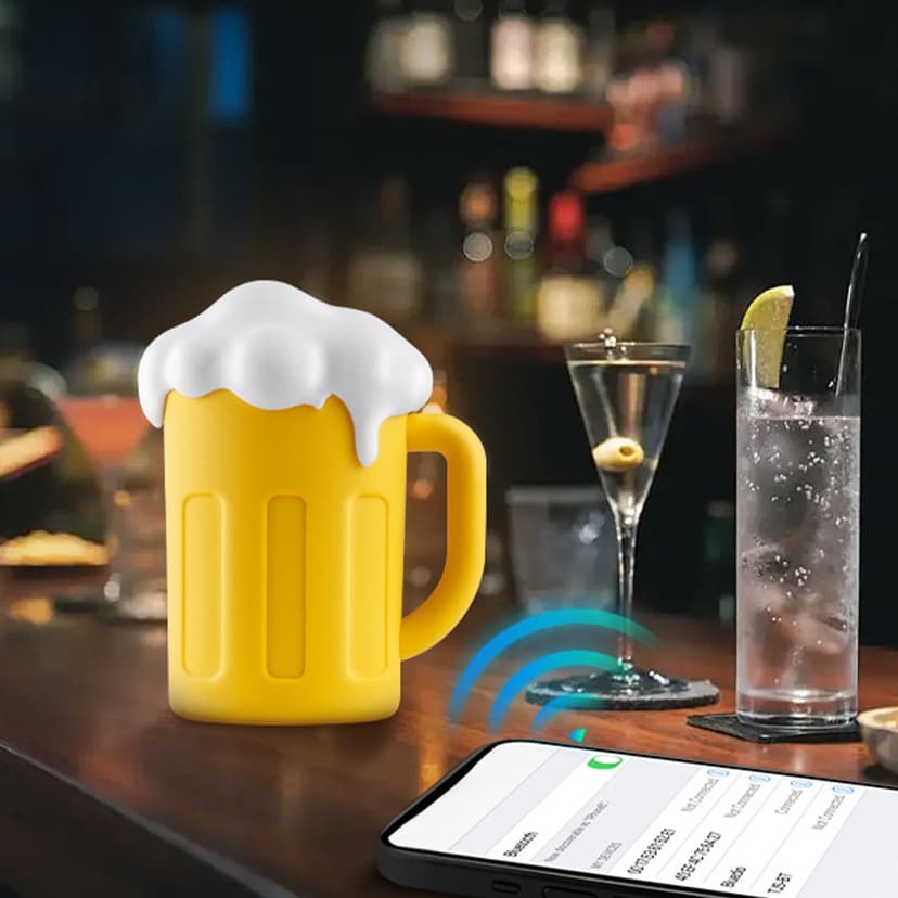 EGNMCR Beer Mug Shape Bluetooth Speaker Portable Mini Speaker Good Quality Wireless Subwoofer With Stereo Sounds Plastics Bluetooth speakers