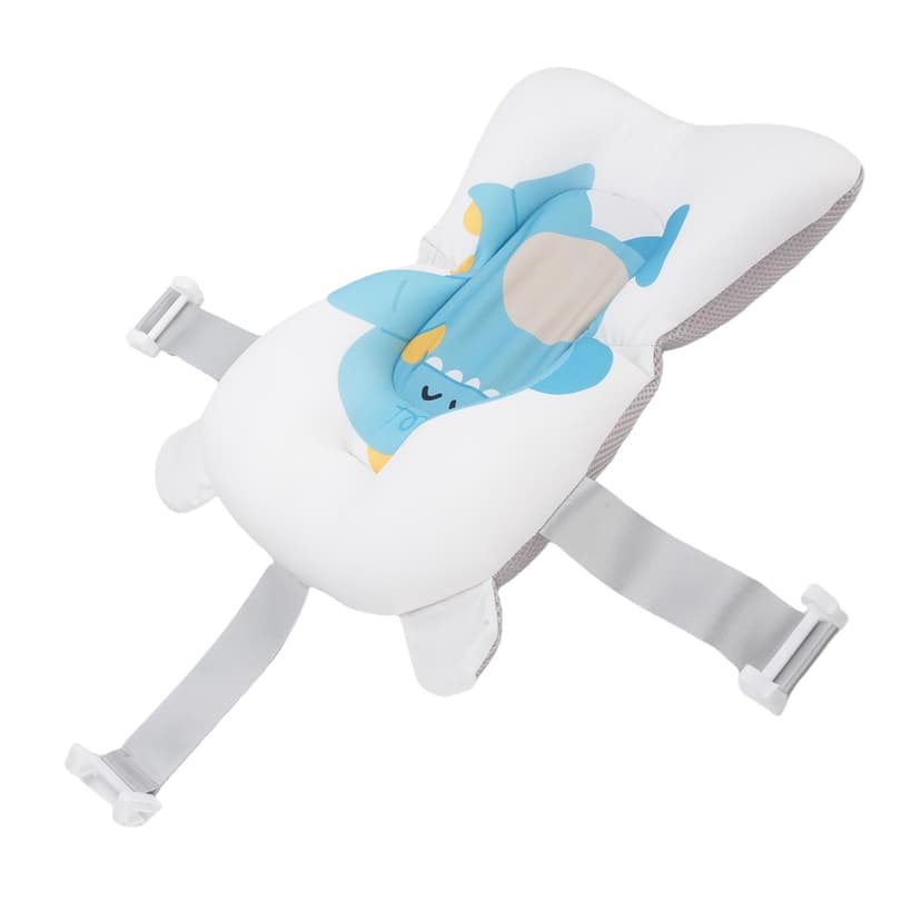 Baby Bath Seat Support, Adjustable Non Slip Infant Bathing Cushion Pad with Sit Recline Function for Newborn 0 to 12 Months