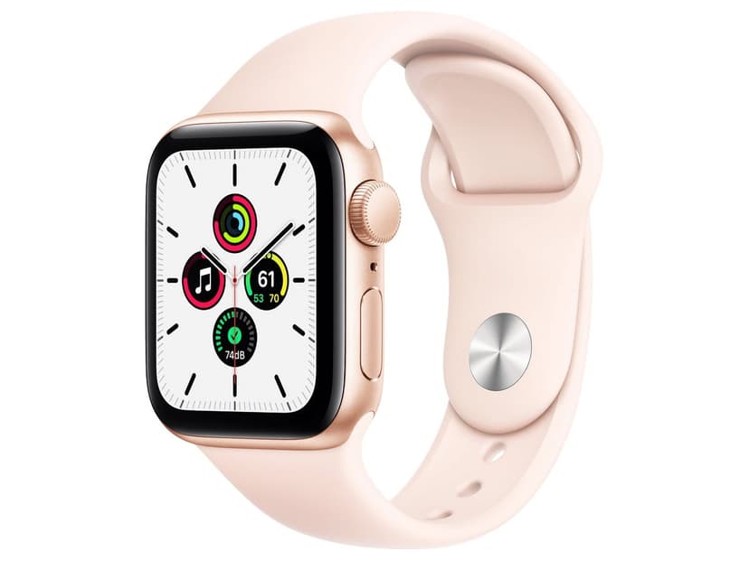 Apple Watch SE (GPS, 40mm) - Gold Aluminum Case with Pink Sand Sport Band
