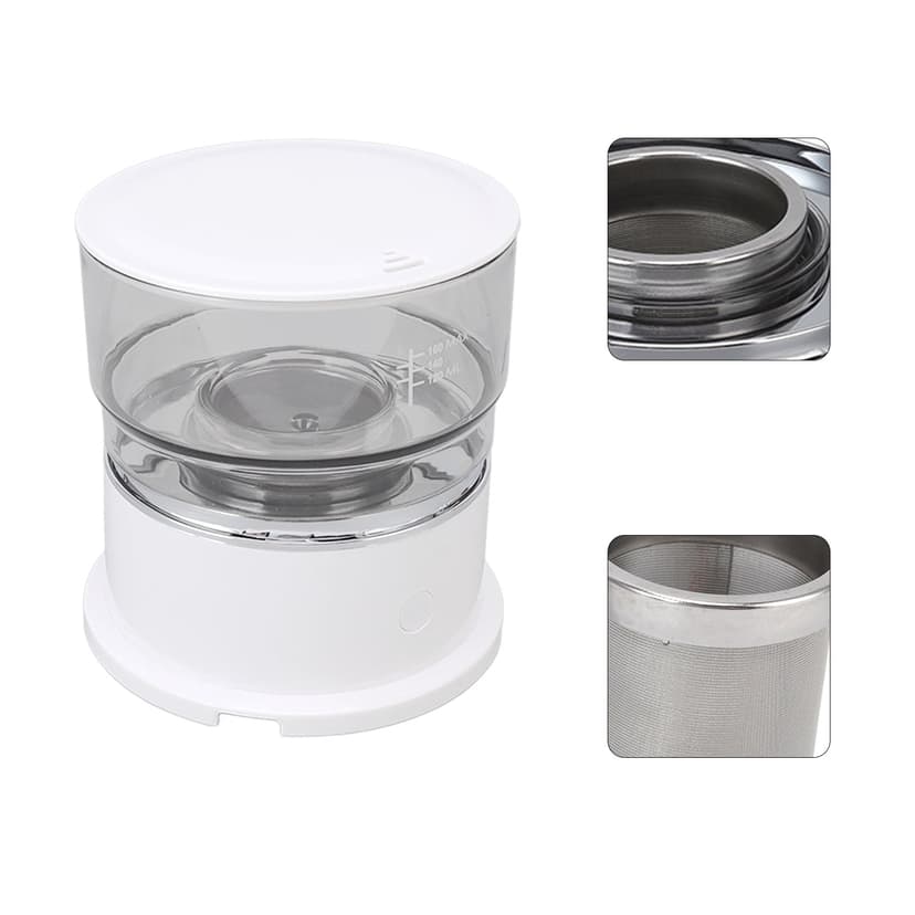 Small Electric Coffee Maker, 160ml 150 Seconds Water Injection Portable Mini Drip Coffee Maker Easy To Clean for Travel