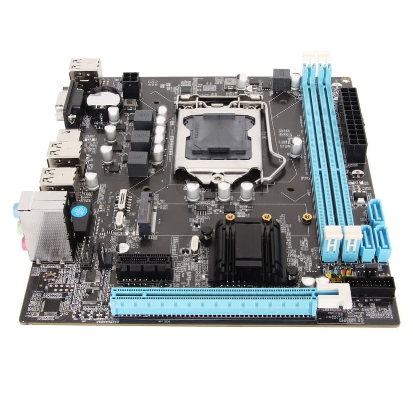 Desktop Motherboard, Computer Motherboard H61 6 USB2.0 Dual Channel For Gaming