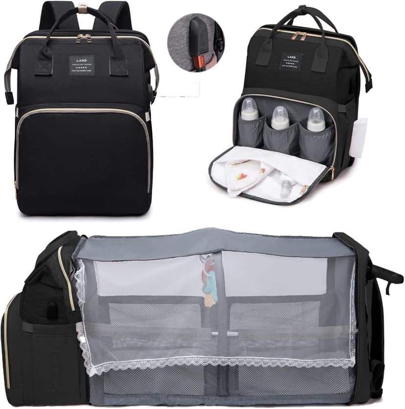 Diaper Bag Backpack,Baby Diaper Bags,Multifunctional Travel Diaper Waterproof Backpack