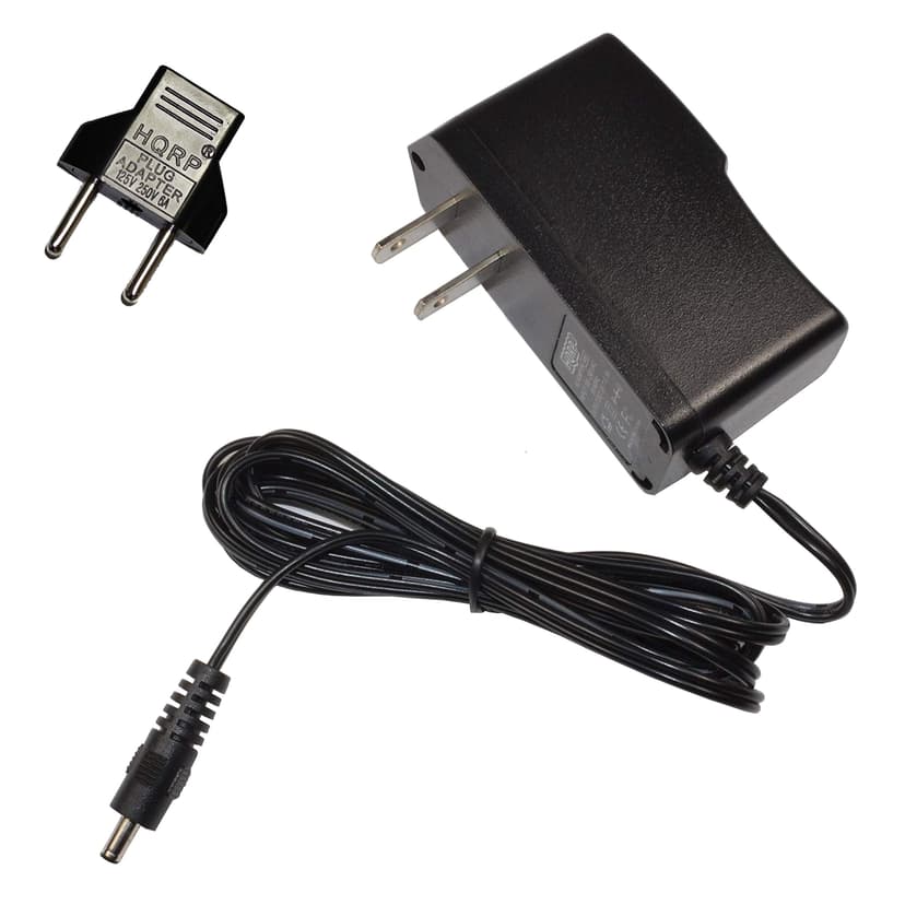 HQRP AC Adapter for Summer Infant 28460 Best View, 28510 Complete Coverage Plus, 28040 Complete Coverage, 02230 Peek Plus, 28600 Travel Power Pack Handheld Baby Video Monitor + Euro Plug Adapter