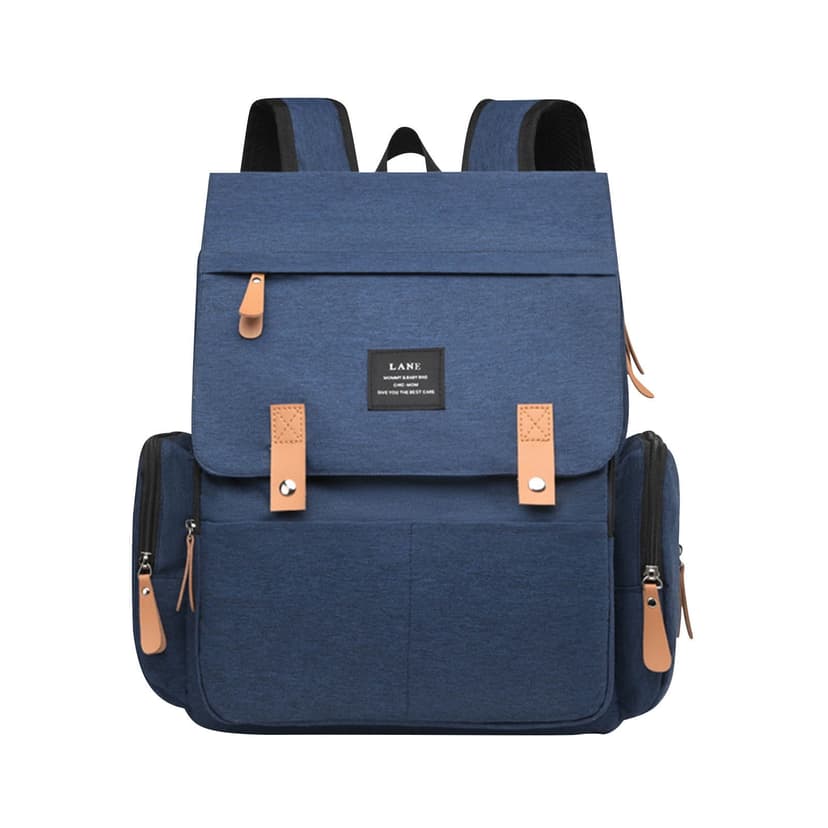 Diaper Bag Large Capacity, ZZkhGO Stylish Waterproof Backpack Diaper Bag for Mom, Travel Organizer with Insulated Pockets and Changer Pad in Solid Gray