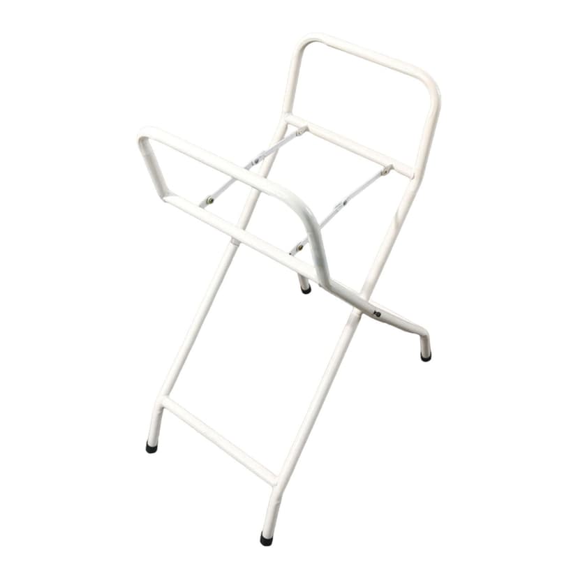 Lipstore Baby Bathtub Stand With Iron Frame Folding Rack Portable Holder Infant Support Rack Sturdy Non Slip Feet Suitable for Newborn Care Home Bathing Travel 33.86inch