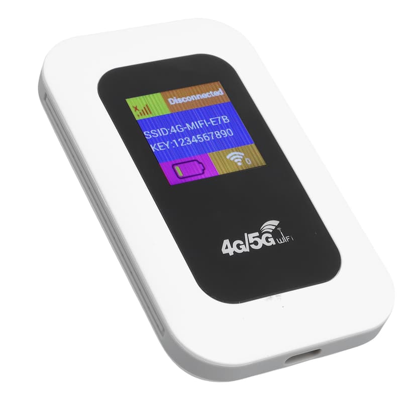 WiFi Hotspot Device, Multi Device Connectivity 300Mbps High Speed Internet WiFi Mobile Hotspot for Travel